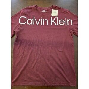 Calvin Klein T-shirt Men's Maroon Red XL (NEW ORIGINAL WITH TAGS) NWT